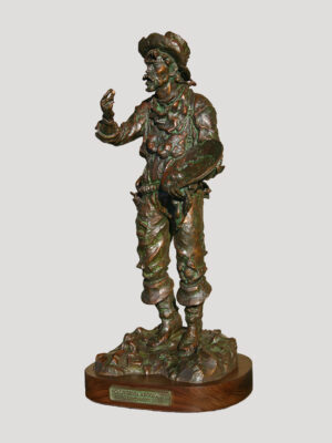 bronze sculpture by Scott Rogers of an argonaut?