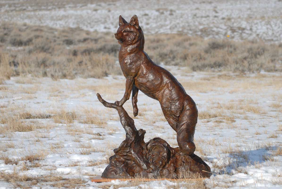 bronze sculpture by Tim Shinabarger
