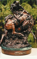 bronze sculpture by Scott Rogers