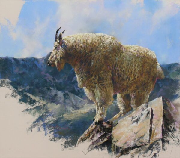 painting of a buffalo