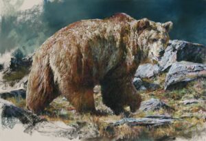 painting of a bear