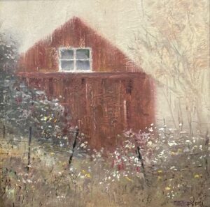 Painting of a barn