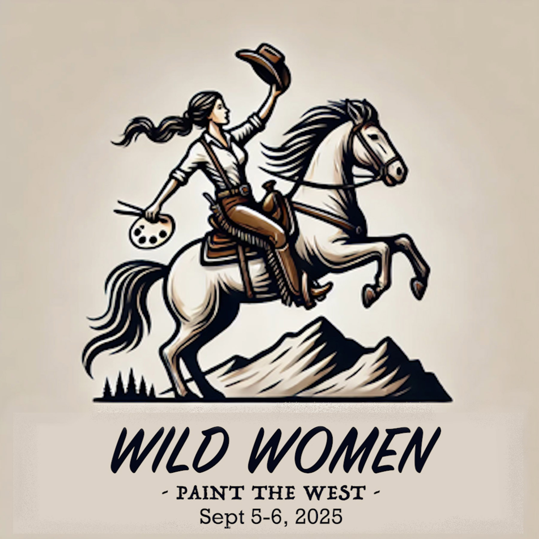 Wild Women Paint the West 2025 logo