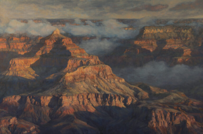 painting of south rim canyon