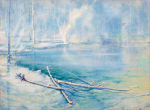 LANDSCAPE PAINTING BY MC POULSON